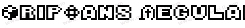 TripSans RegularTrueType字体转换